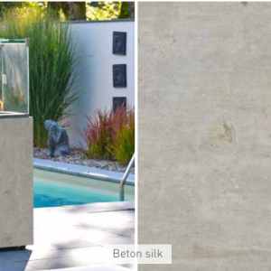 Neocube terrashaard in  Beton Silk