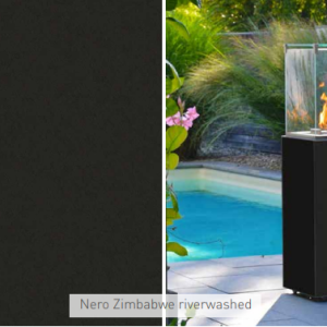 Neocube Terrashaard Nero Zimbabwe Riverwashed